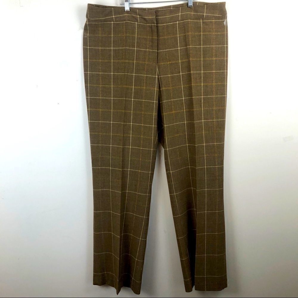 NWOT Apostrophe Vanessa Tan and Gold Gorgeous Size 18 Trousers! - Picture 2 of 7